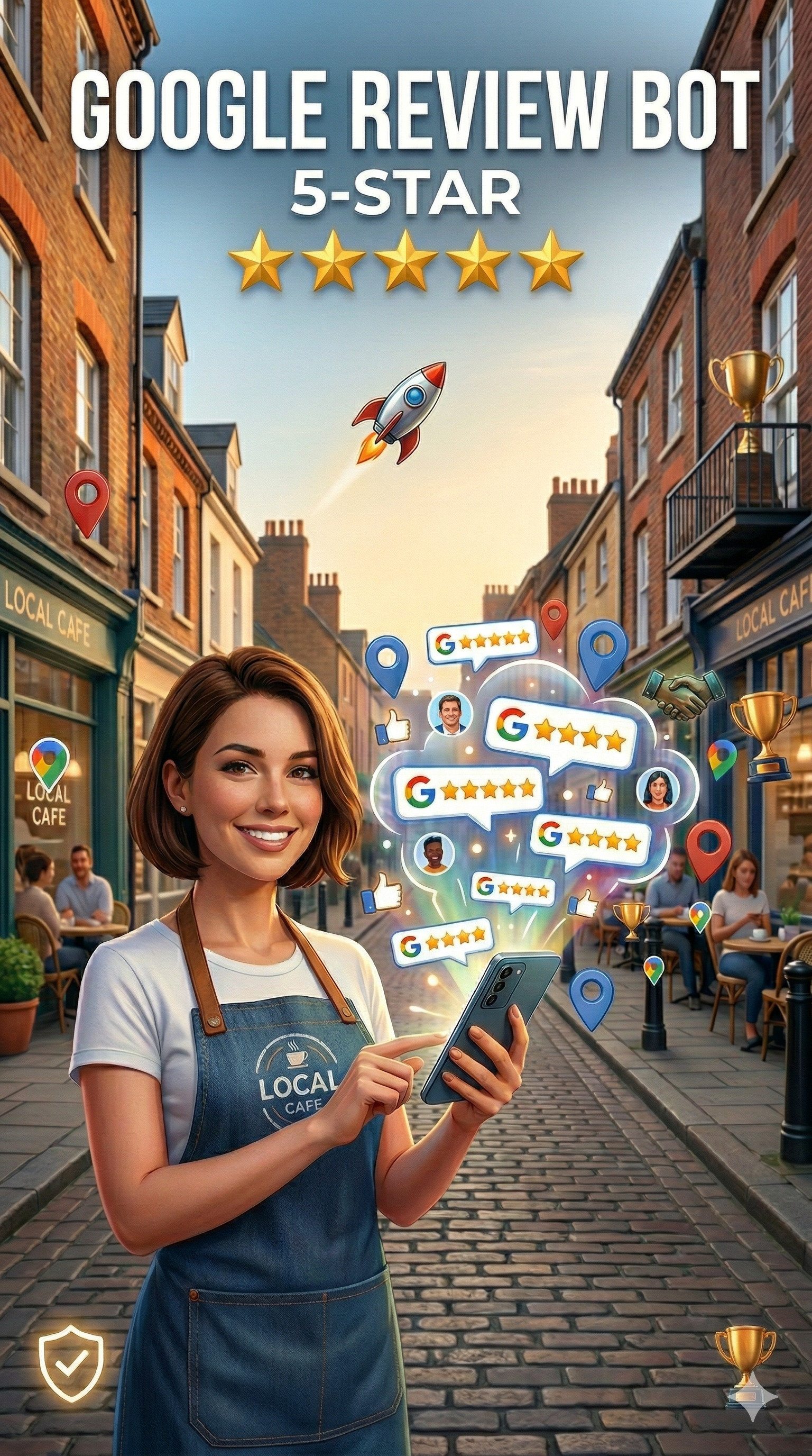 ReviewBoost — automated Google Maps reviews